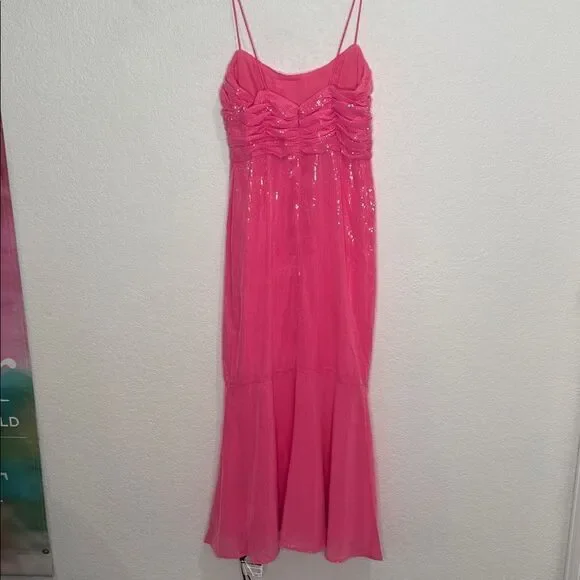 knee length dresses for ladies Anthropologie Saltwater Luxe Turner Sequin Maxi Dress Sz XS – Finds For You main image 0